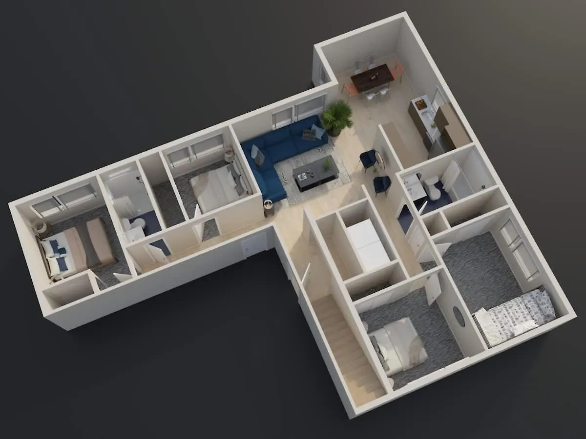 Apartment Portland Penthouse Retreat- Roof Deck & Food Pods Villa